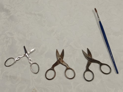 Lot mini ciseaux anciens - mini,